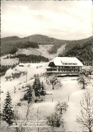 Buerchau Pension Berggasthof Sonnhalde Kat. Buerchau