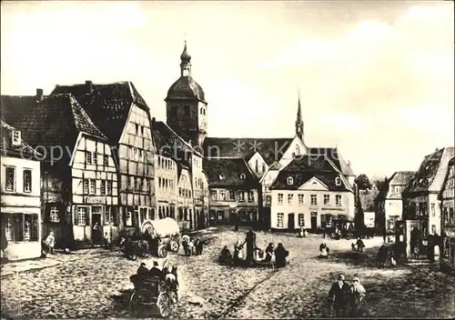 Recklinghausen Westfalen Marktplatz Gemaelde Kat. Recklinghausen