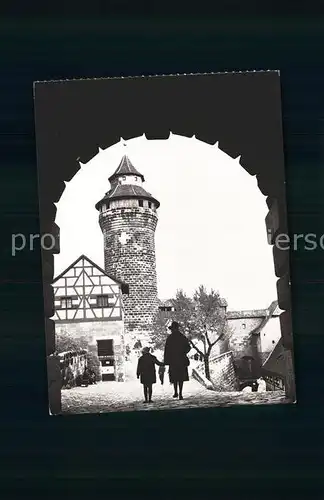 Nuernberg Zollernburg mit Synwell Turm Kat. Nuernberg