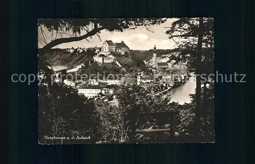 Burghausen Salzach Ortsansicht Burg Kat. Burghausen