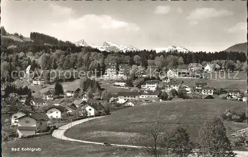 Bad Kohlgrub Teilansicht Ammergauer Alpen Kat. Bad Kohlgrub