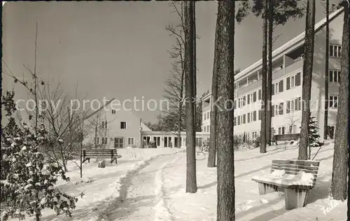 Rummelsberg Erholungsheim im Winter Kat. Schwarzenbruck