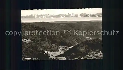 Todtmoos Schwarzwald Alpenpanorama Fliegeraufnahme Kat. Todtmoos