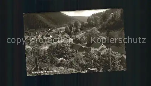 Volkholz Panorama Kat. Bad Laasphe