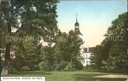 Sommerfeld Lubsko Schloss mit Park / Lubsko /Zary