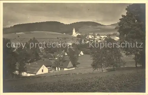 Giesshuebel Adlergebirge Tschechien Panorama Kat. Olesnice v Orlickych Horach