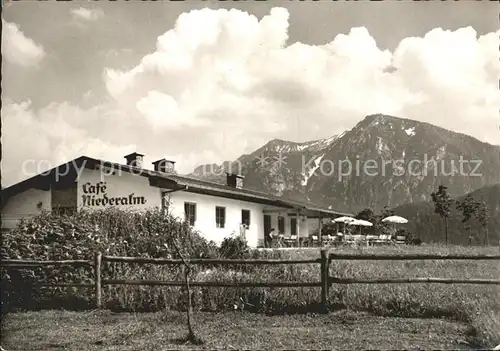 Bad Reichenhall Cafe Niederalm Kat. Bad Reichenhall