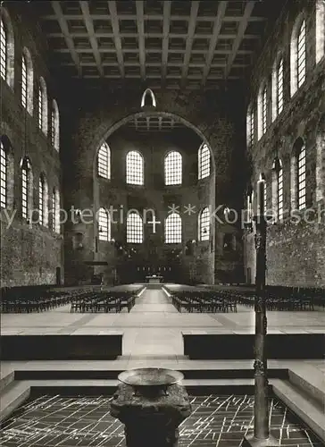 Trier Basilika mit Baptisterium Kat. Trier