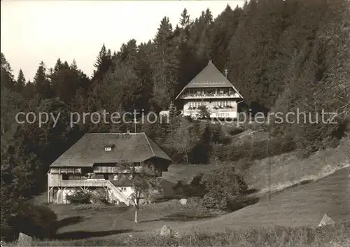 Todtmoos Pension Cafe Fichtenhof Kat. Todtmoos