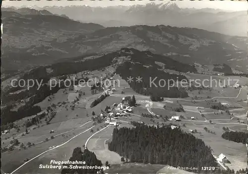 Sulzberg Vorarlberg Fliegeraufnahme Kat. Sulzberg