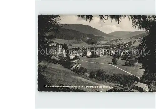 Klosterreichenbach Panorama Luftkurort im Schwarzwald Kat. Baiersbronn