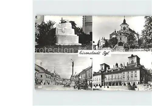 Eisenstadt Denkmal Kalvarienberg Bergkirche Schloss Saeule Kat. Eisenstadt