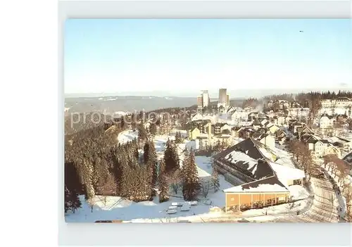 Oberhof Thueringen Winterpanorama Kat. Oberhof Thueringen