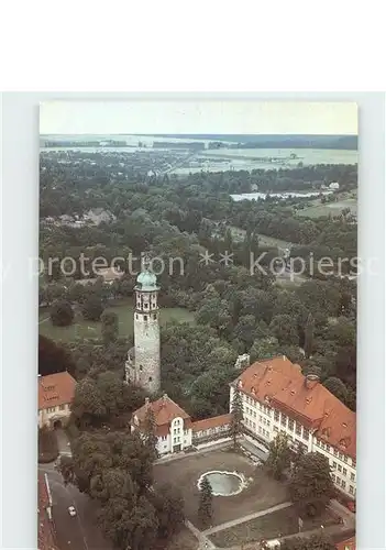 Arnstadt Ilm Schlossruine Neideck Neues Palais Fliegeraufnahme Kat. Arnstadt