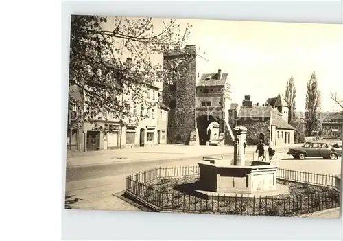 Naumburg Saale Marientor Brunnen Kat. Naumburg