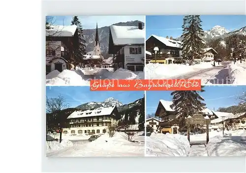 Bayrischzell Ortsansichten Winterpanorama Kat. Bayrischzell