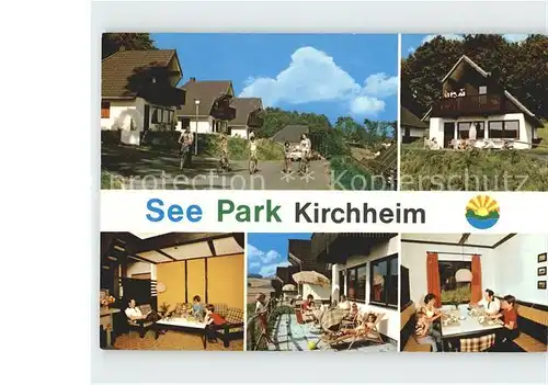 Kirchheim Hessen Seepark Kirchheim Ferienhaeuser Zimmer Terrasse Kat. Kirchheim