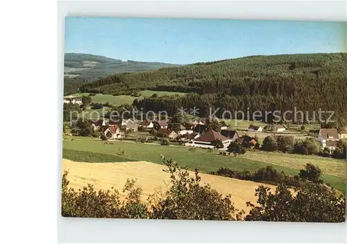 Kirchhundem Silberg Panorama Kat. Kirchhundem Hochsauerland