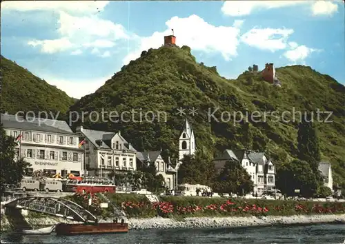 Kamp Bornhofen Hotel Rheinfracht mit Feindlichen Bruedern Kat. Kamp Bornhofen