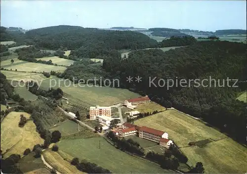 Neukirchen Knuellgebirge Waldsanatorium Urbachtal Sanatorium Dr Bartsch Fliegeraufnahme Kat. Neukirchen