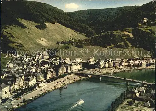 Bernkastel Kues Moselpartie Fliegeraufnahme Kat. Bernkastel Kues