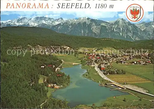 Seefeld Tirol Fliegeraufnahme Kat. Seefeld in Tirol