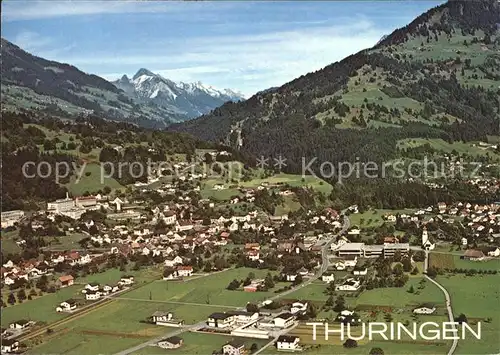 Thueringen Vorarlberg Panorama mit Zitterklapfen Kat. Thueringen
