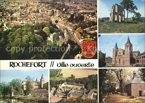 Rochefort Charente Maritime Ville ouverte Vue aerienne Ruine Eglise Kat. Rochefort