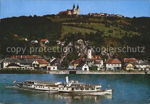 Marbach Donau mit Maria Taferl Fahrgastschiff Kat. Marbach an der Donau