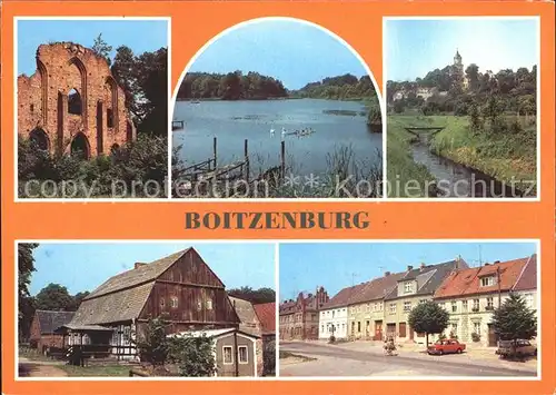 Boitzenburg Klosterruine Am Haussee Teilansicht Produktionsmuseum Klostermuehle August Bebel Str Kat. Boitzenburger Land