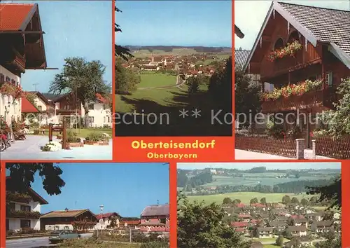 Oberteisendorf Dorfmotive Totalansicht Panorama Kat. Teisendorf