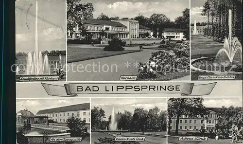 Bad Lippspringe Kurhaus Lippequelle Astma Klinik Kat. Bad Lippspringe
