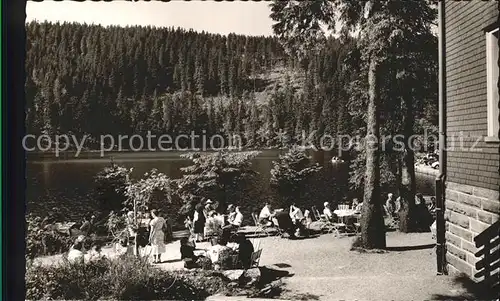 Mummelsee Berghotel Terrasse Kat. Seebach