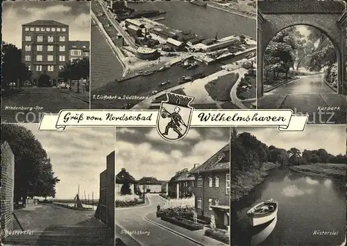 Wilhelmshaven Hindenburg Tor Kurpark Ruestersile  Kat. Wilhelmshaven