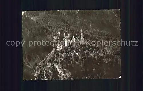 Garmisch Partenkirchen Fliegeraufnahme Koenigsschloss Neuschwanstein Kat. Garmisch Partenkirchen