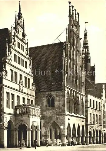 Muenster Westfalen Stadtweinhaus Rathaus Kat. Muenster