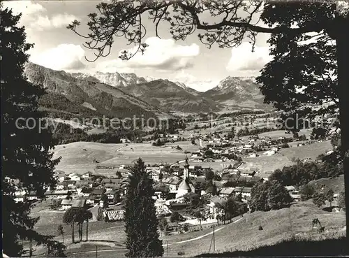 Reit Winkl mit Kaisergebirge Kat. Reit im Winkl