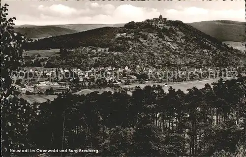 Neustadt Odenwald und Burg Breuberg Kat. Breuberg