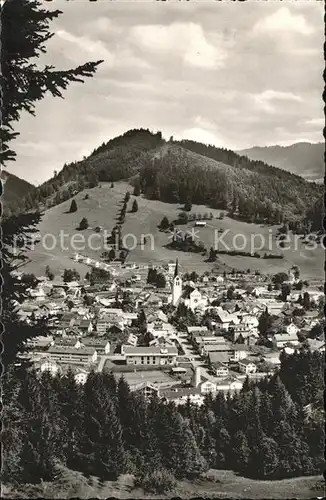 Oberstaufen mit Blick zum Staufen Kat. Oberstaufen