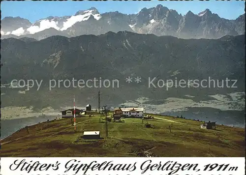 Gerlitzen Stifters Gipfelhaus mit Julische Alpen Kat. Arriach