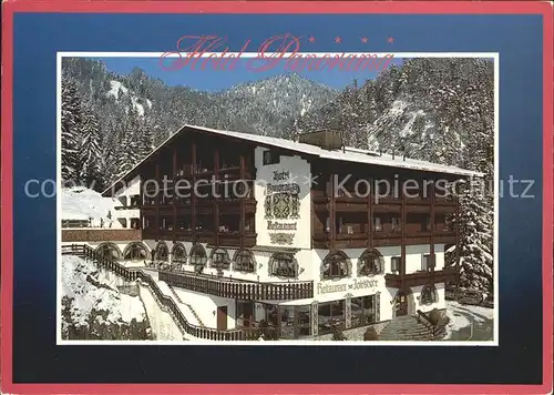 Walchsee Tirol Hotel Panorama Restaurant zur Josefshoehe Kat. Walchsee