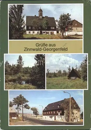 Zinnwald Georgenfeld Denkmal Huthaus Georgenfelder Hochmoor HO Gaststaette Grenzsteinhof Kat. Altenberg