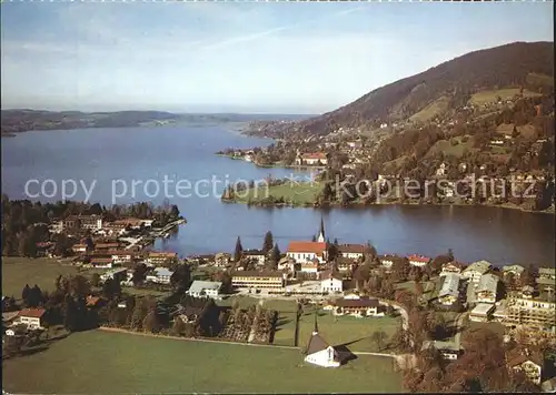 Rottach Egern am Tegernsee Fliegeraufnahme Kat. Rottach Egern