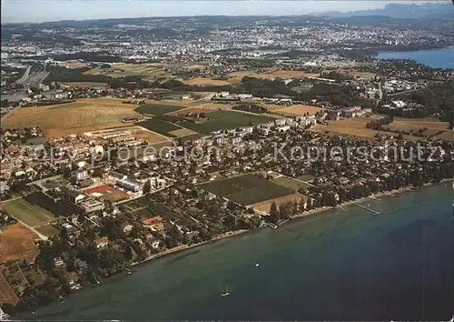 Preverenges Kiosque des Uttins Vue aerienne Kat. Preverenges