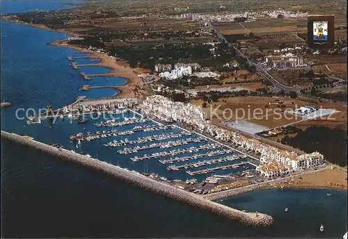 Marbella Andalucia Vista aerea del Puerto Banus Kat. Marbella