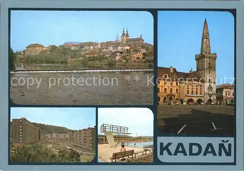 Kadan mesto pri strednim toku Ohre prumyslove stredisko a mestska pamatkova rezervace Kat. Kaaden