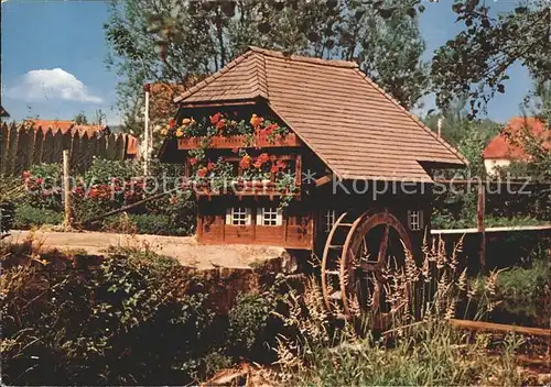 Roetenbach Baden Muehle im Schwarzwaeldertal Kat. Friedenweiler