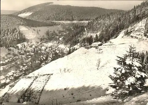 Wildemann Kaffeehaus Zur Schoenen Aussicht Panorama Kat. Wildemann Harz