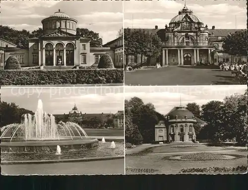 Bad Oeynhausen Badehaus Kurhaus Leuchtfontaene Kurtheater Kat. Bad Oeynhausen