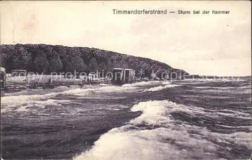 Timmendorfer Strand Sturm bei der Kammer Kat. Timmendorfer Strand